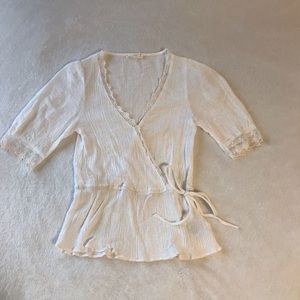 wrap blouse